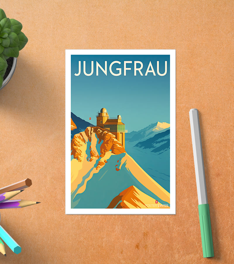 Carte Postale Jungfrau