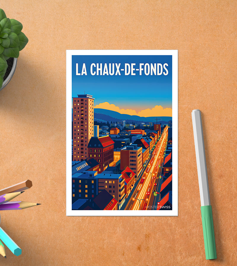 Carte Postale La Chaux de Fonds