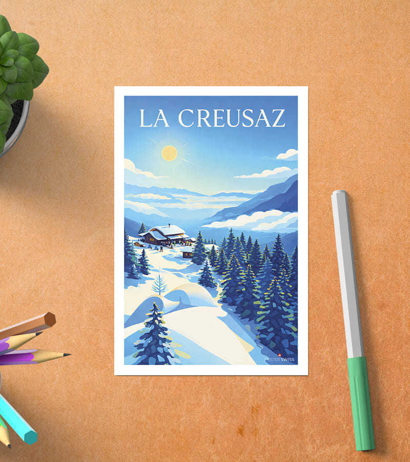 Carte Postale La Creusaz