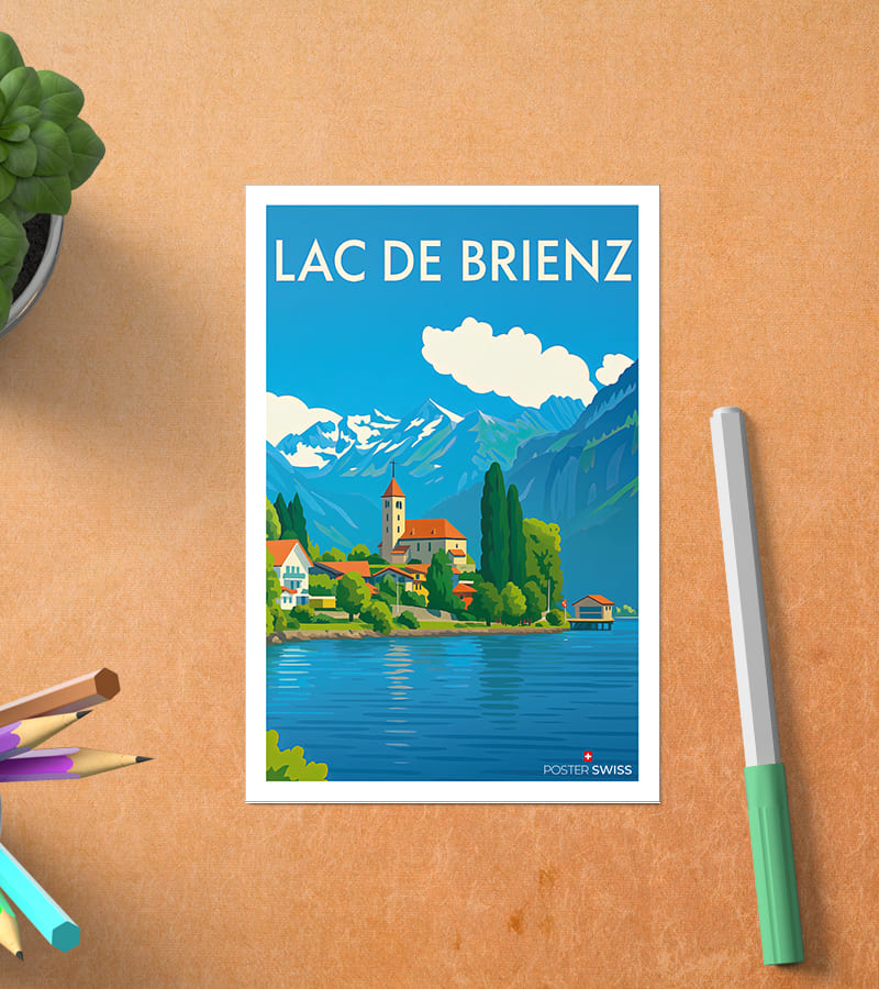 Carte Postale Lac de Brienz