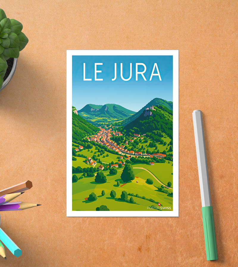 Carte Postale Le Jura