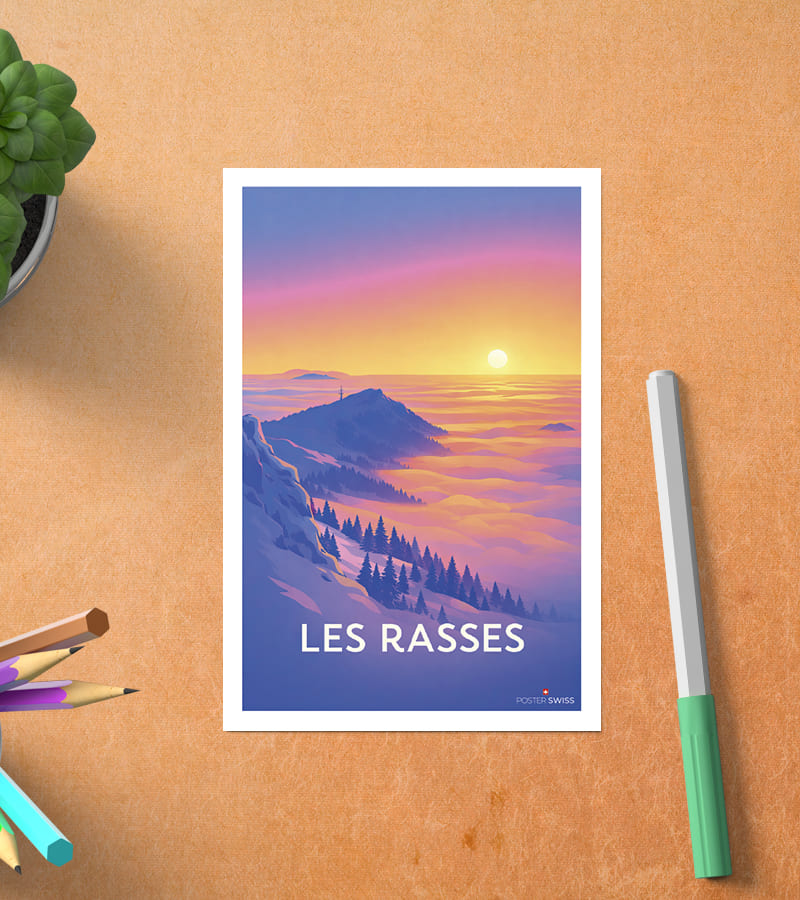 Carte Postale Les Rasses