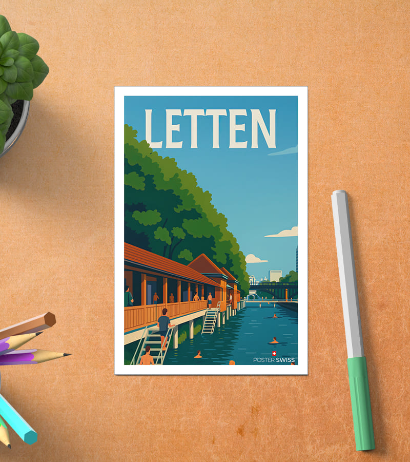 Carte Postale Letten