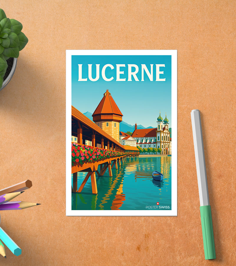 Carte Postale Lucerne