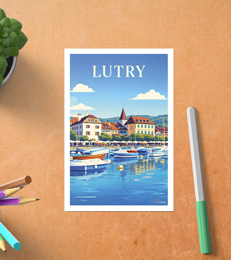 Carte Postale Lutry