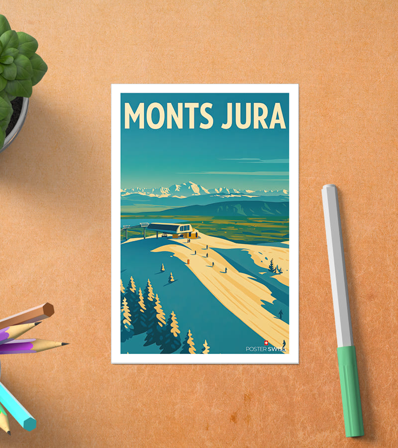 Carte Postale Monts Jura