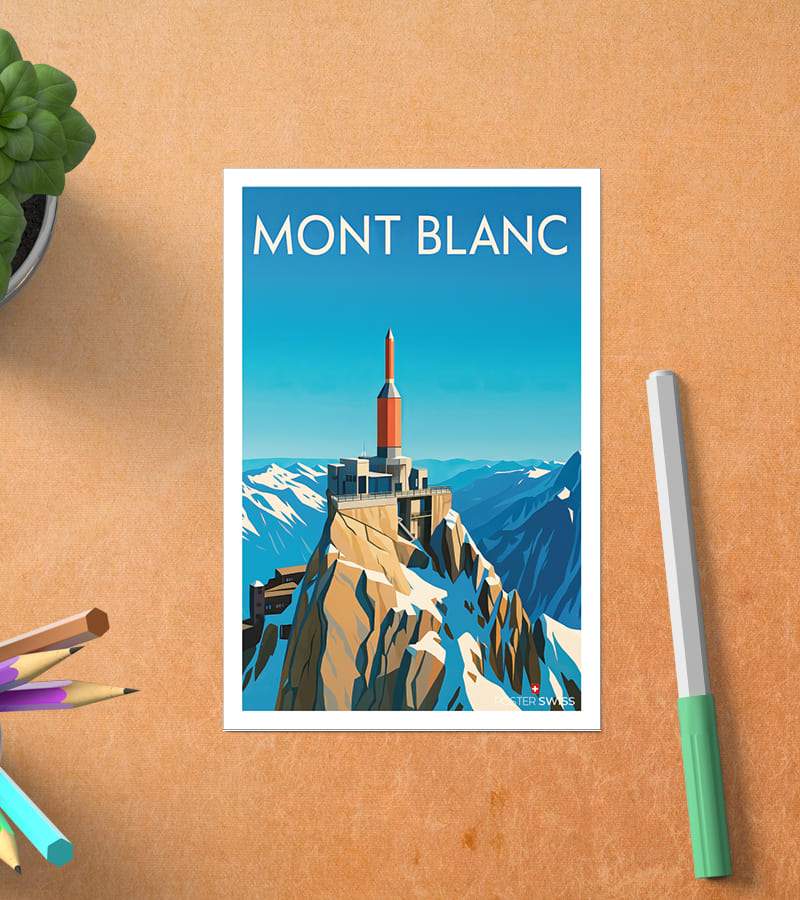 Carte Postale Mont Blanc