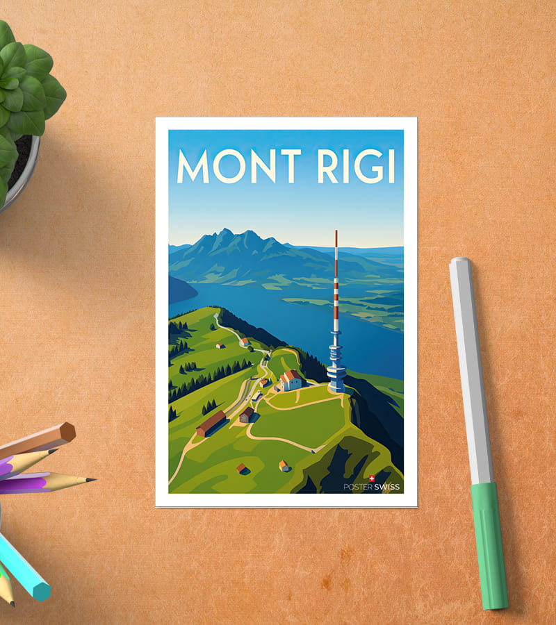 Carte Postale Mont Rigi