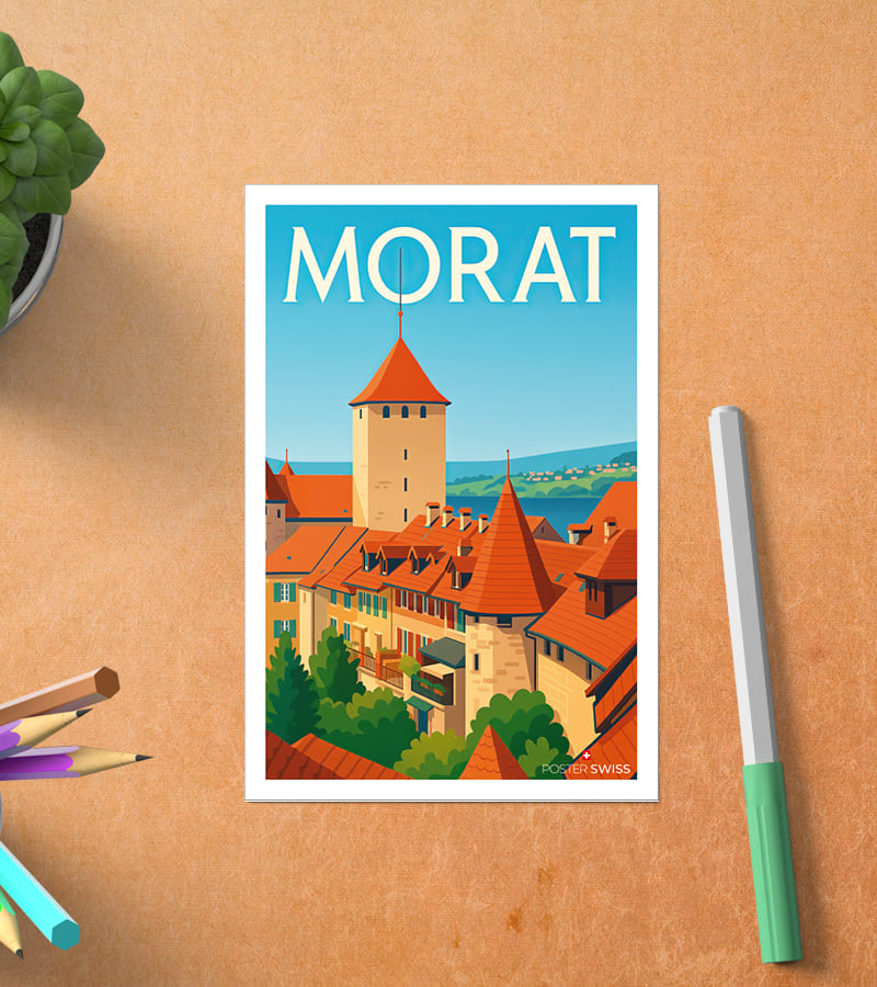 Carte Postale Morat