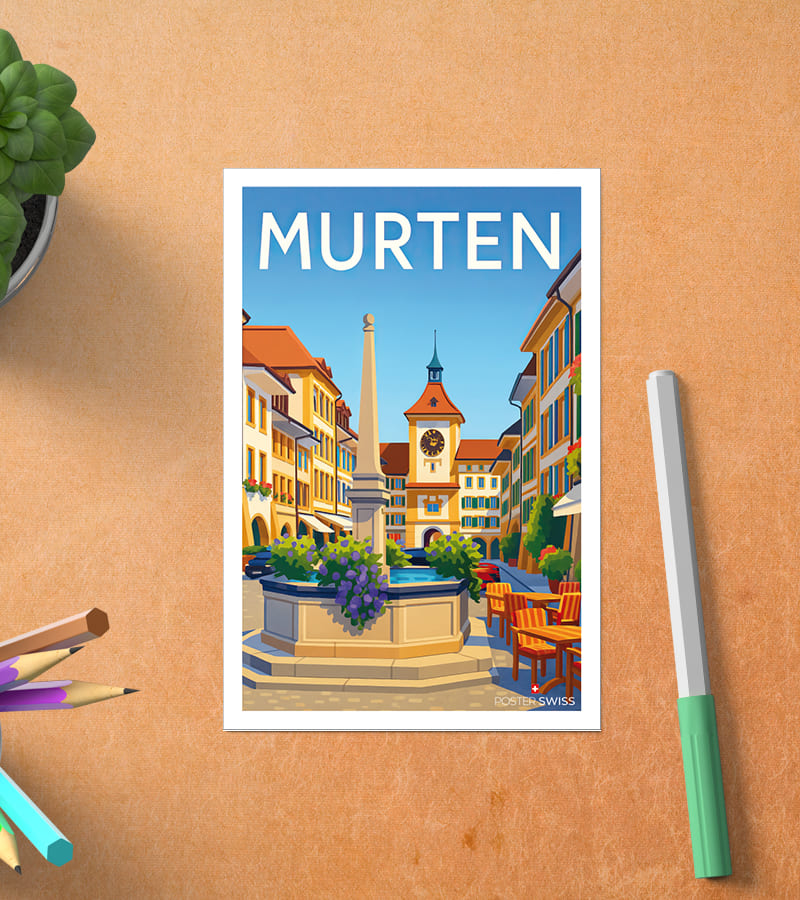 Carte Postale Murten