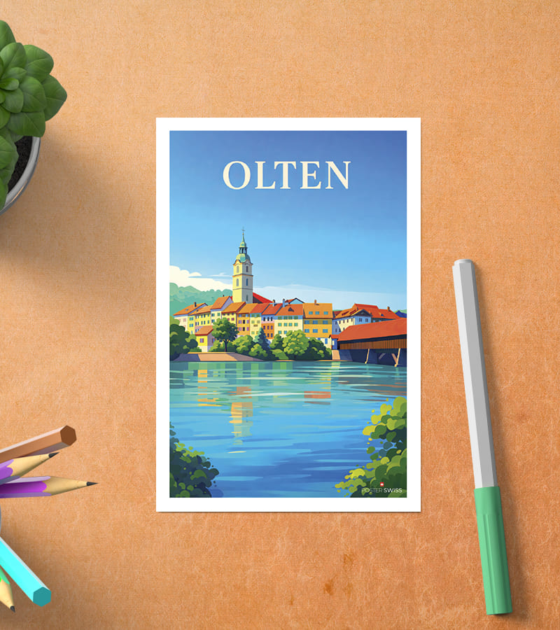 Carte Postale Olten