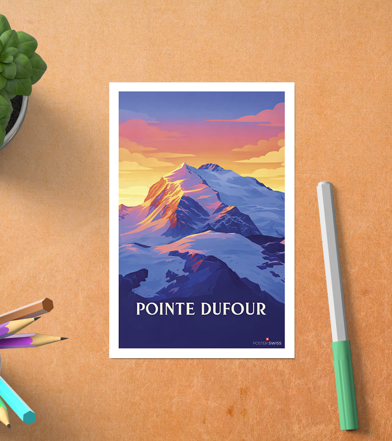 Carte Postale Pointe Dufour