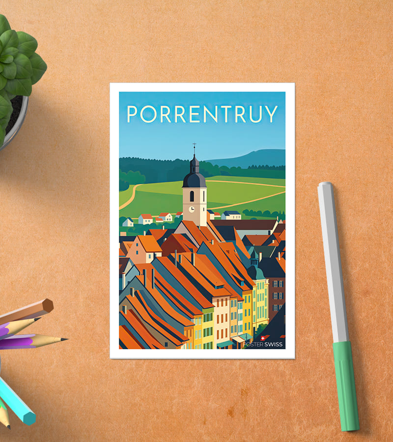 Carte Postale Porrentruy