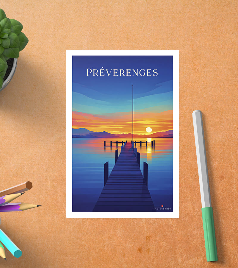 Carte Postale Préverenges