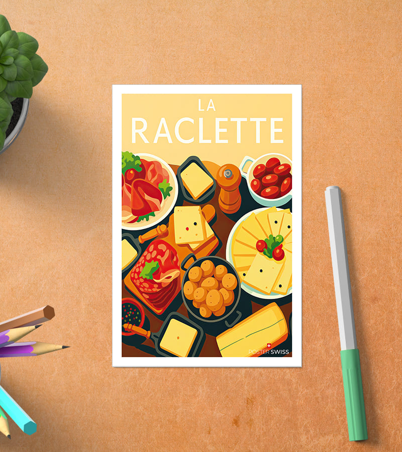 Carte Postale La Raclette