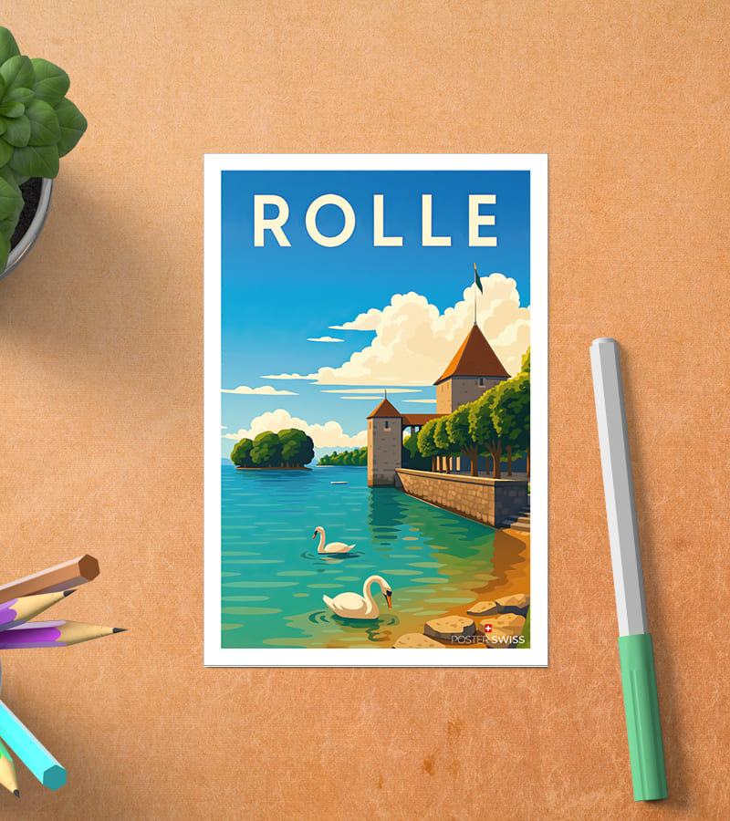 Carte Postale Rolle