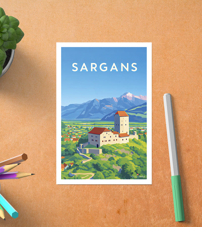 Carte Postale Sargans