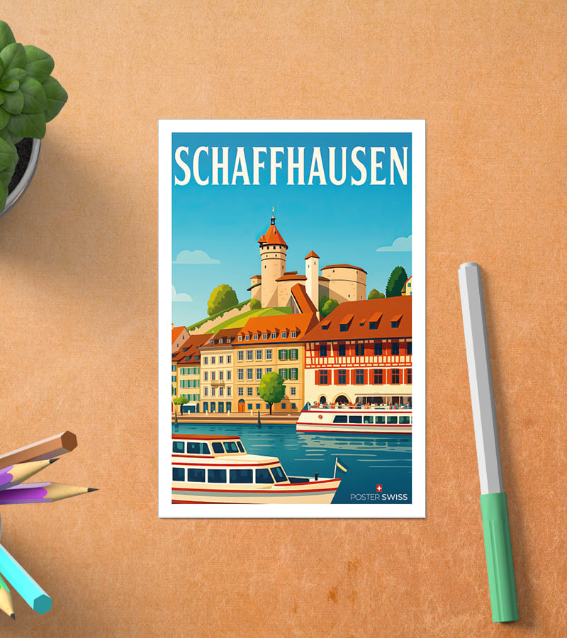 Carte Postale Schaffhaussen