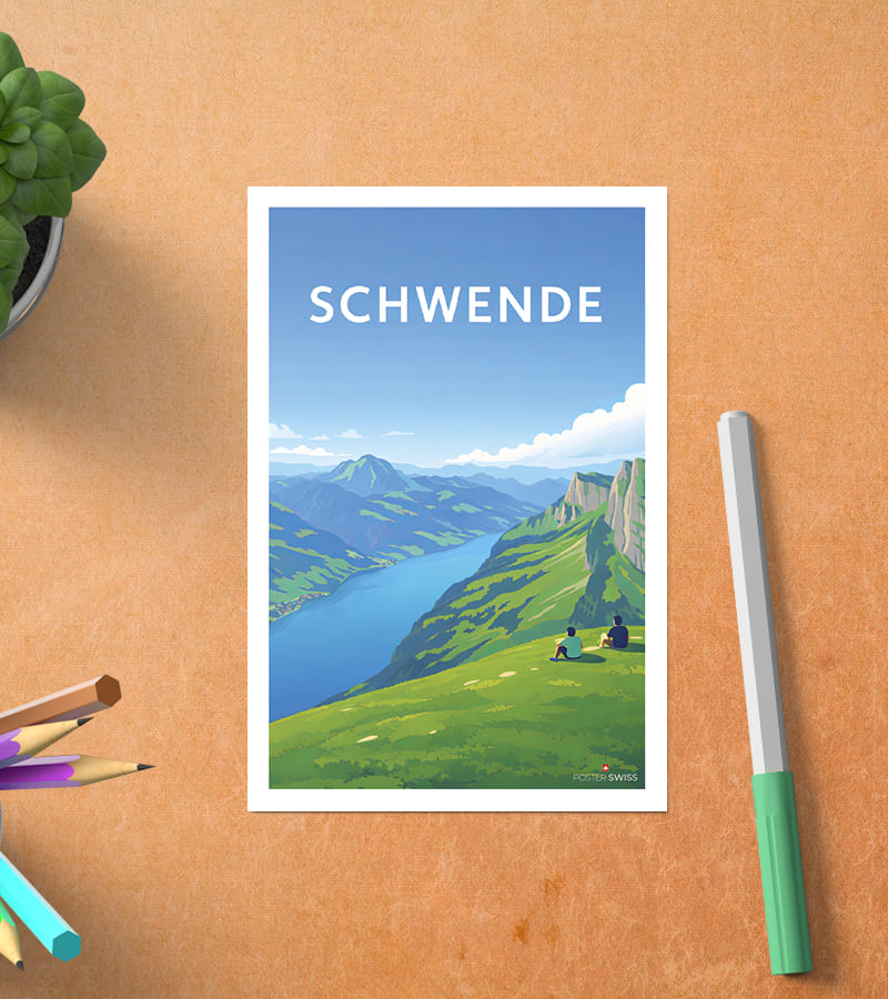 Postkarte Schwende