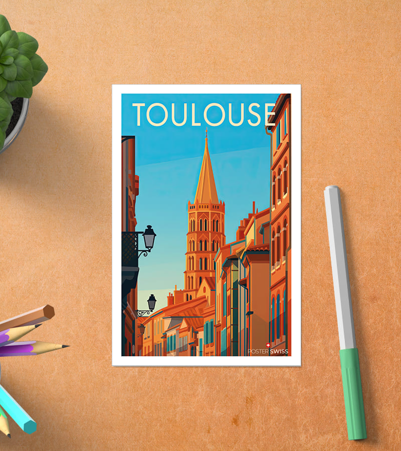 Carte Postale Toulouse vintage