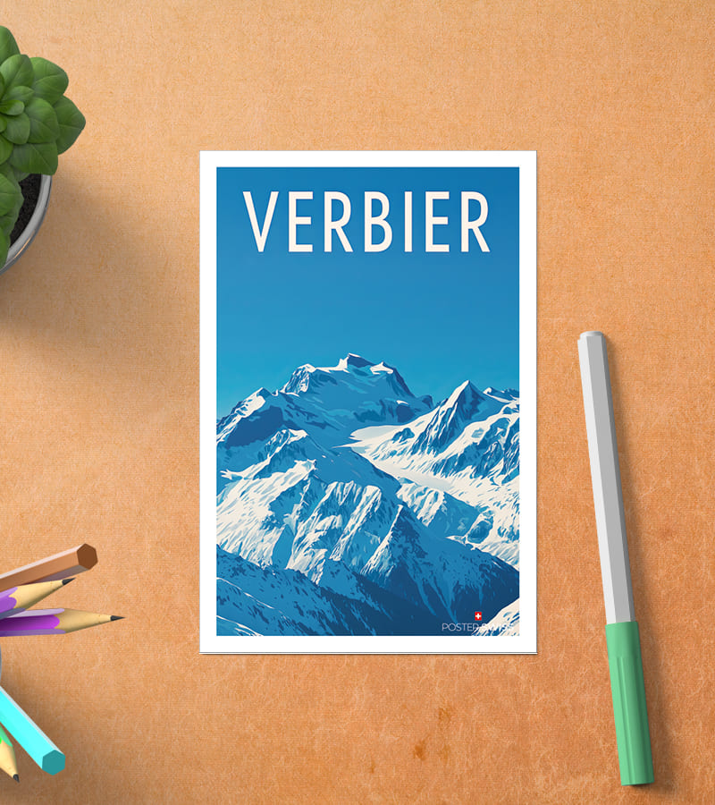 Carte Postale Verbier