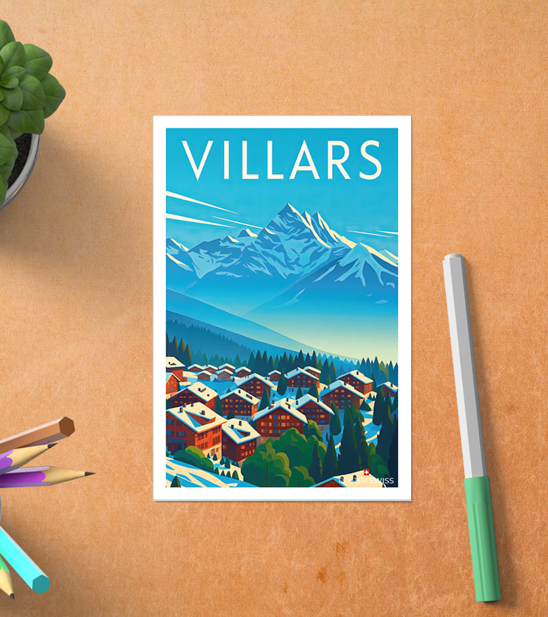 Carte Postale Villars