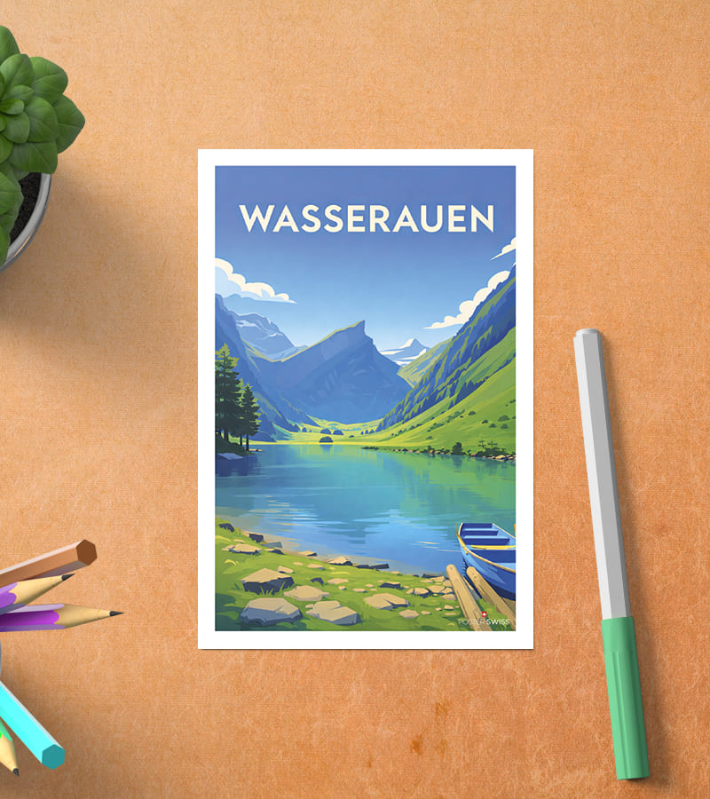 Postkarte Wasserauen