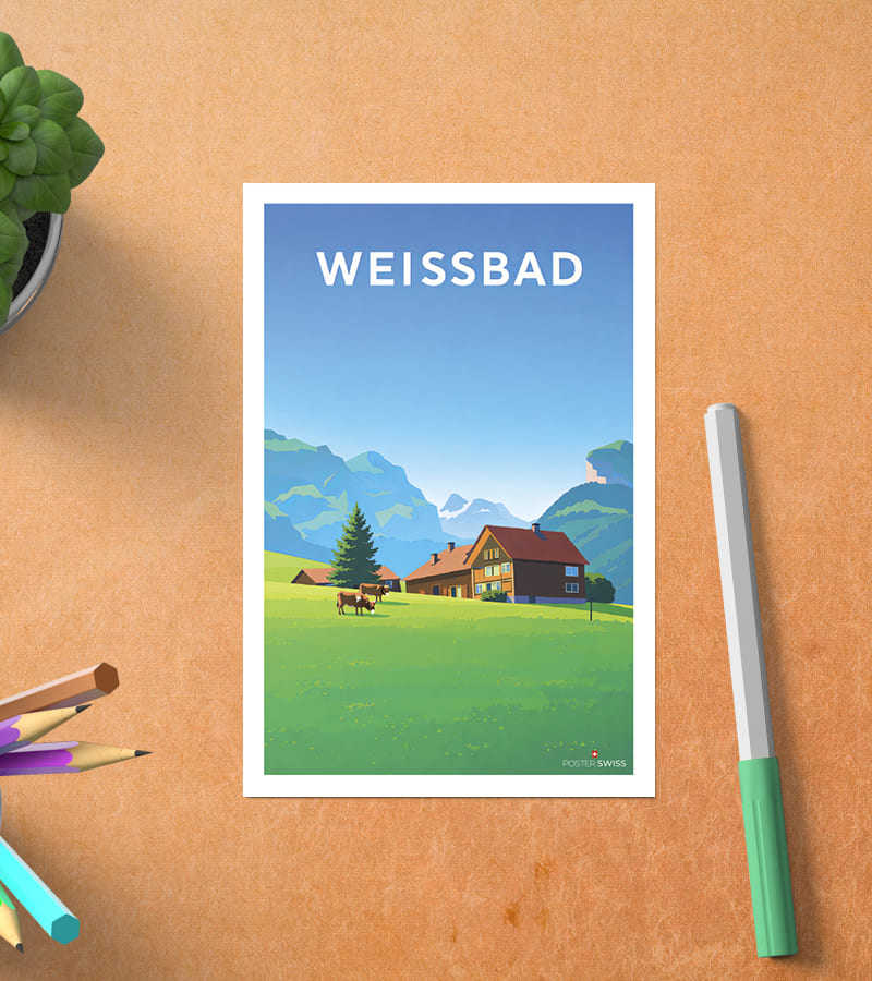 Carte Postale Weissbad