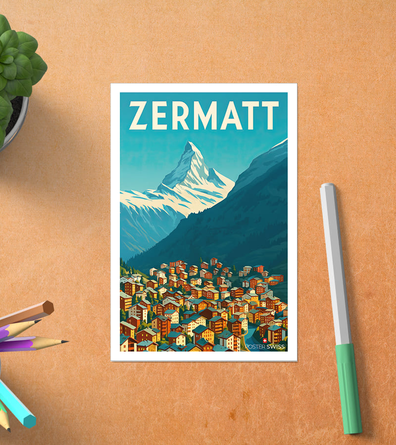 Carte Postale Zermatt