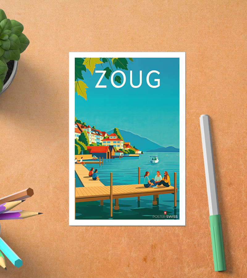 Carte Postale Zoug