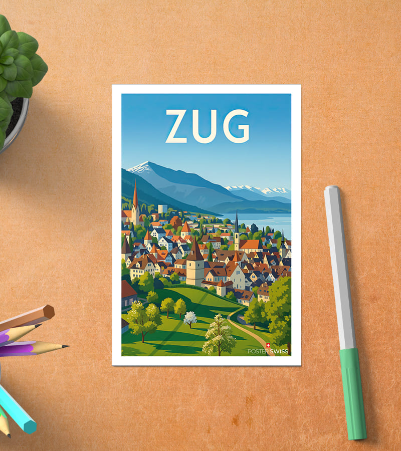 Carte Postale Zug
