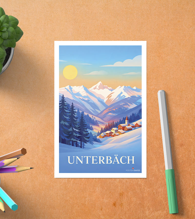 Postkarte Unterbach