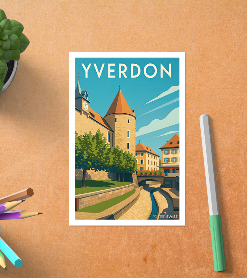 Carte Postale Yverdon