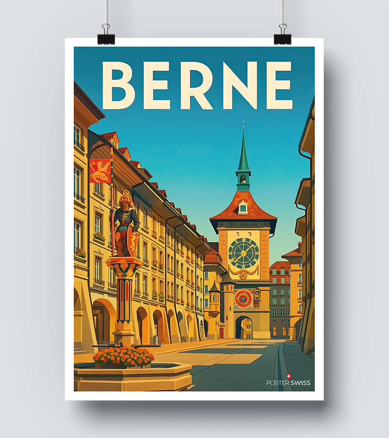 Affiche Berne Vintage