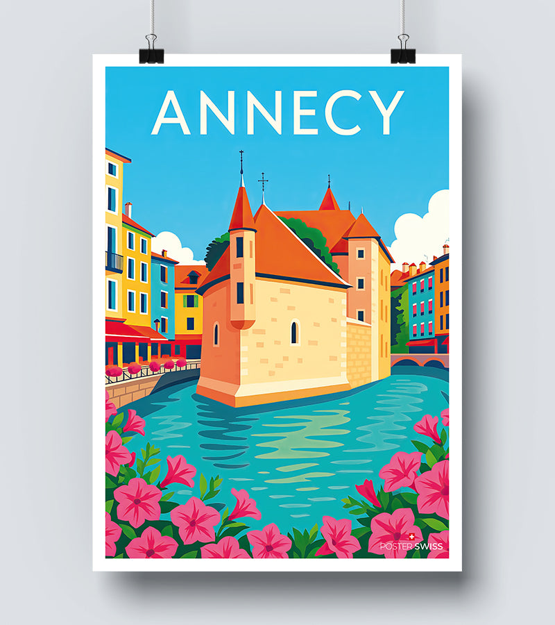 Affiche Annecy Vieille Ville