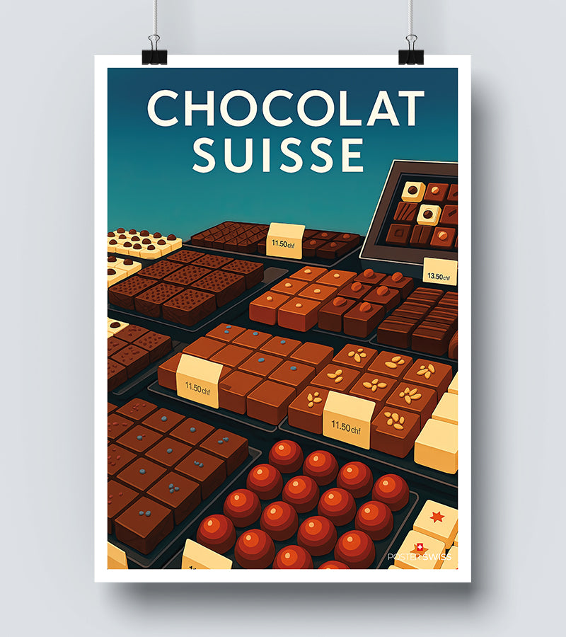 Affiche Chocolat Suisse