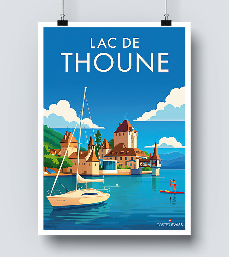 Affiche Lac De Thoune