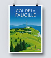Affiche Col De La Faucille