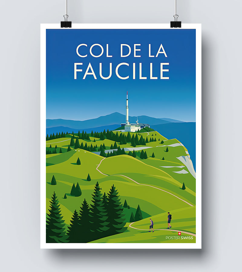 Affiche Col De La Faucille