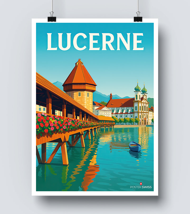 Affiche Lucerne Tour