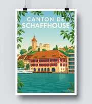Affiche Canton De Schaffhouse