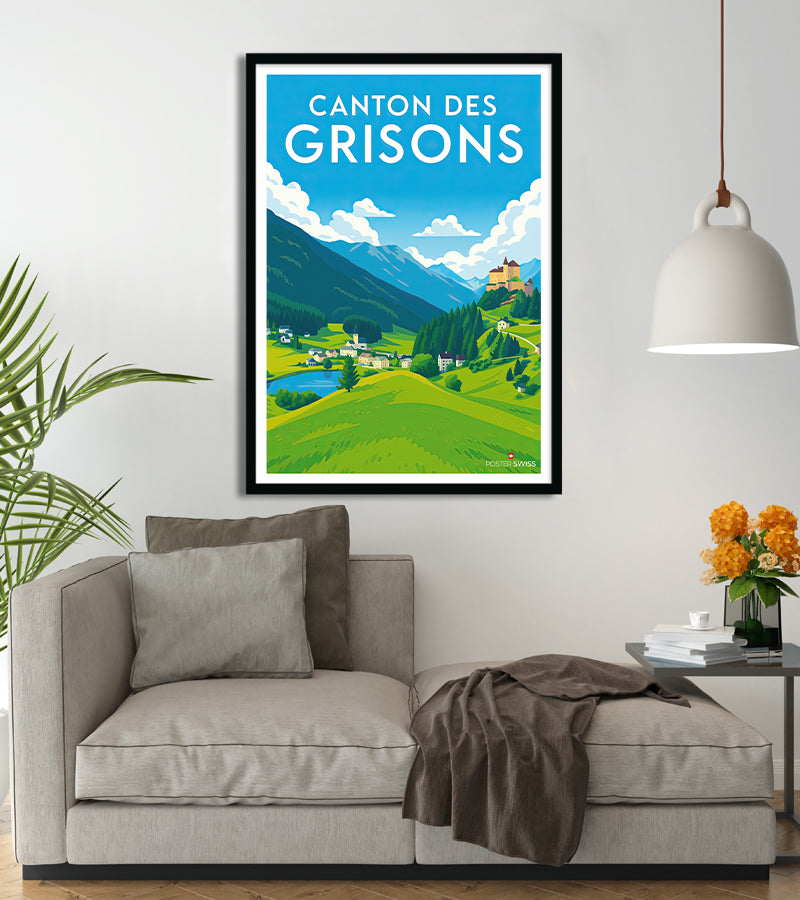 Poster Canton Des Grisons