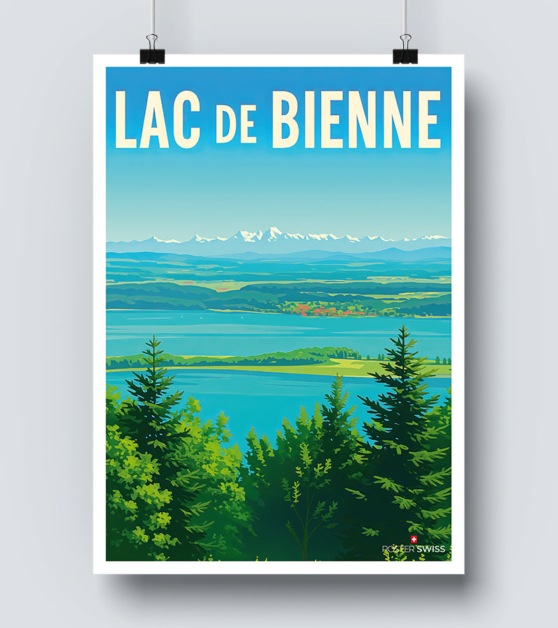 Affiche Lac De Bienne