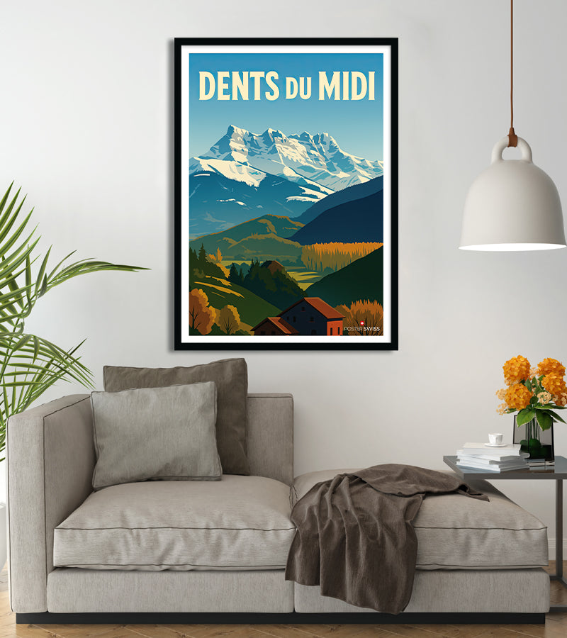 Poster Dents Du Midi
