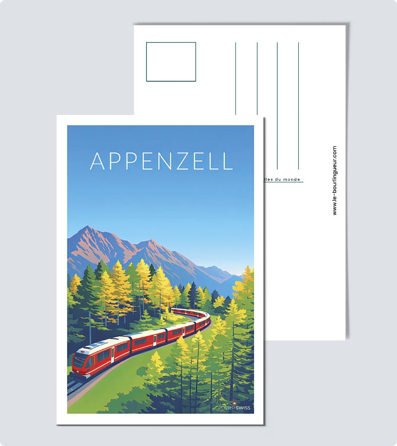 Carte Postale Appenzell Vintage