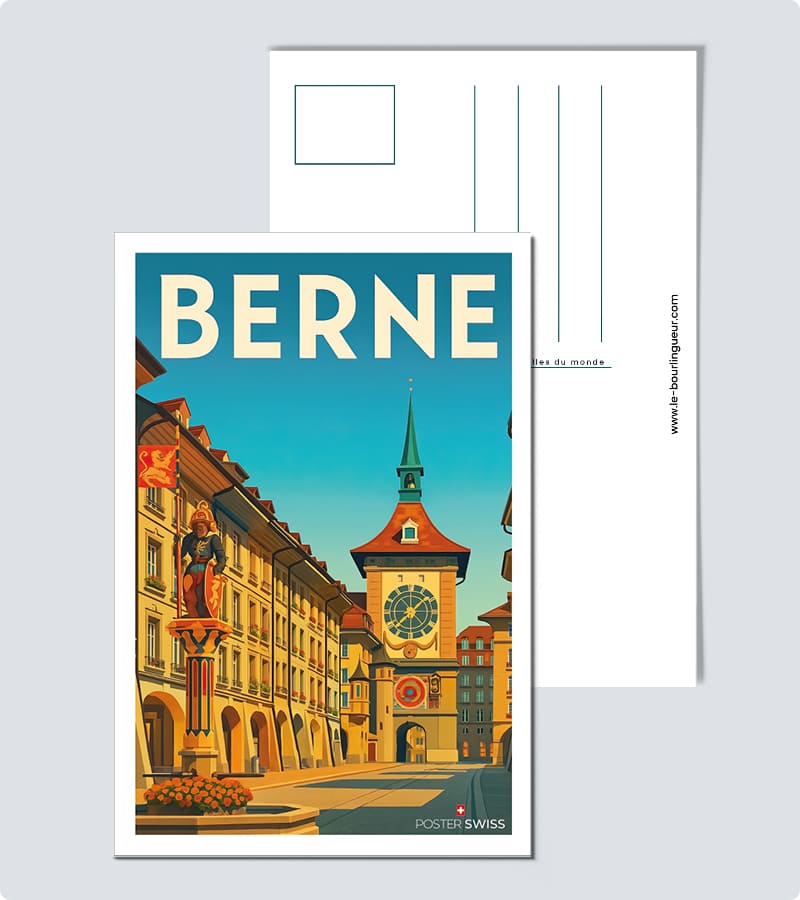Carte Postale Berne Vintage