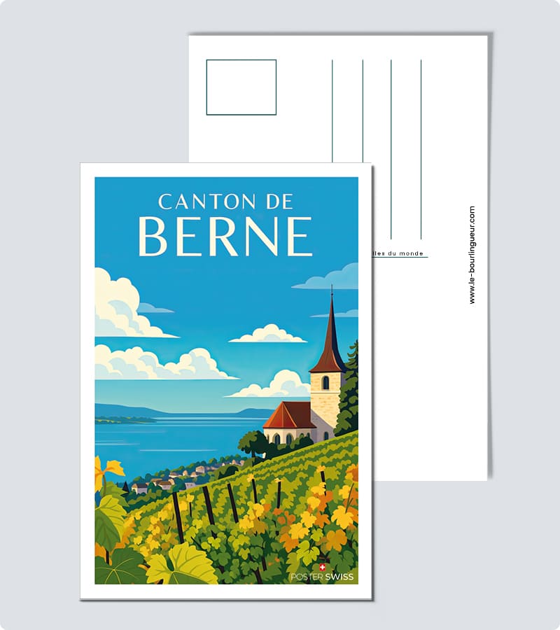 Carte Postale Canton de Berne