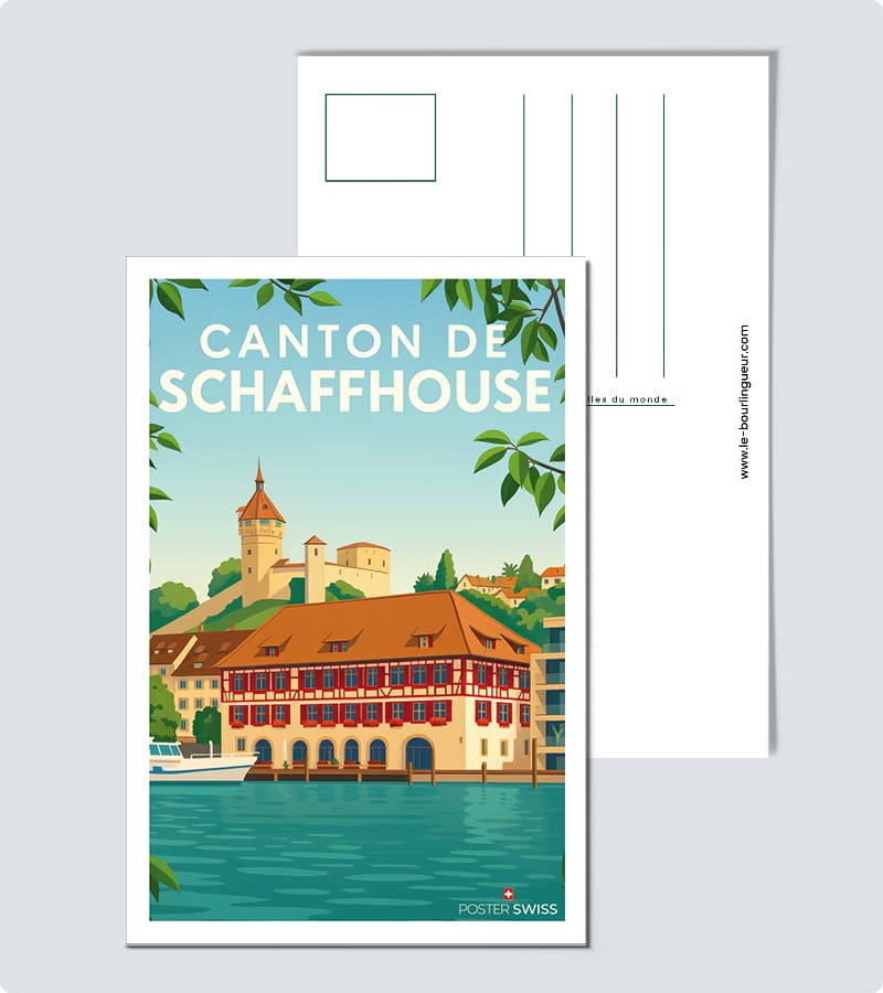 Carte Postale Canton de Schaffhouse