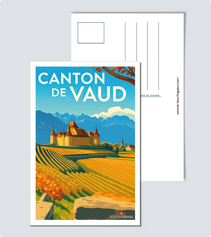 Carte Postale Canton de Vaud