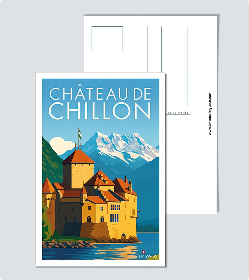 Carte Postale Château de Chillon